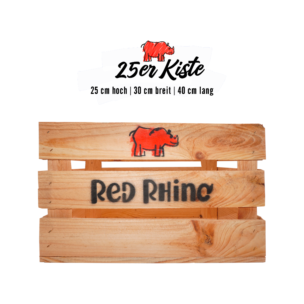 Red Rhino Holzkiste 40x30x25 cm